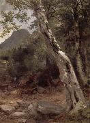 Asher Brown Durand A Sycamore Tree,Plaaterkill Clove France oil painting artist